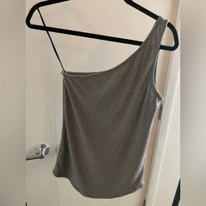 H&M top summer gray casual